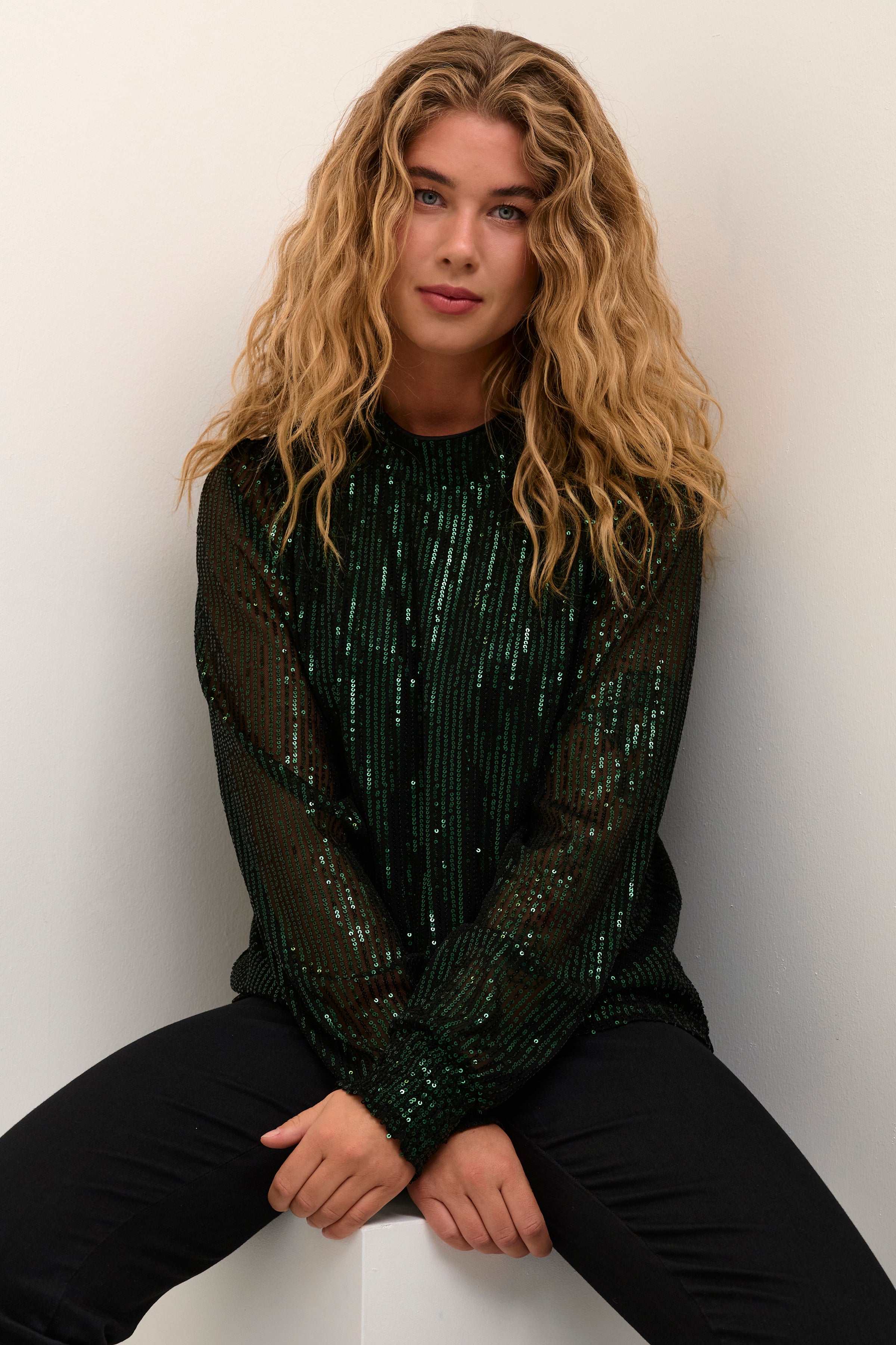 KAbolette Sequin Blouse