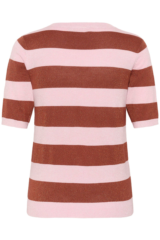 KAregina Stripe V-neck Pullover