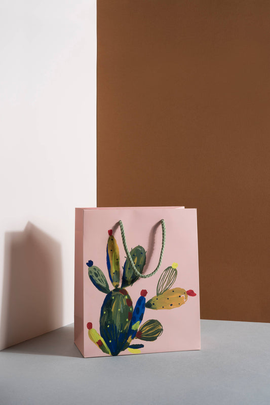 Cactus Rose gift bag
