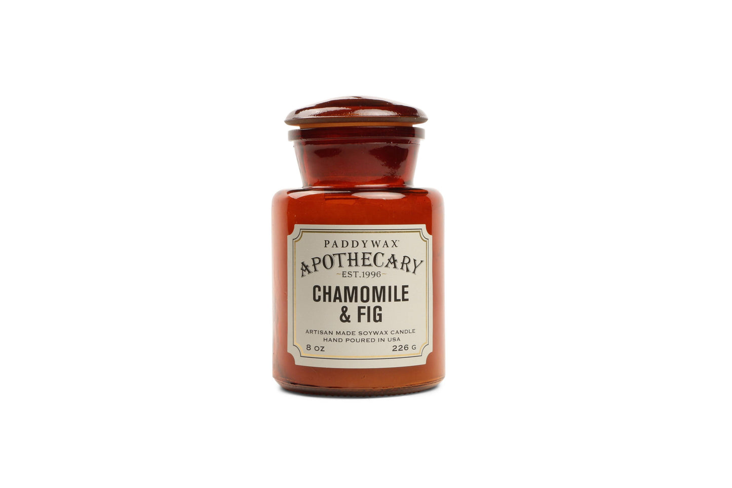Paddywax Apothecary Glass Jar Candle - Chamomile & Fig