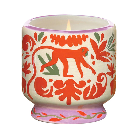Paddywax Adopo Jungle Ceramic Candle - Coconut & Amber