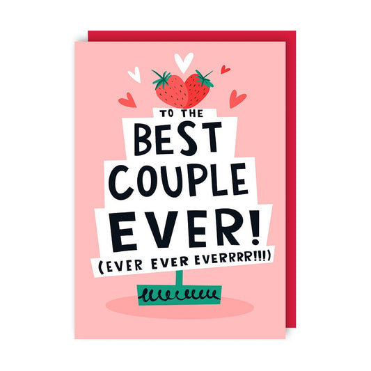Best Couple Ever Wedding Card
