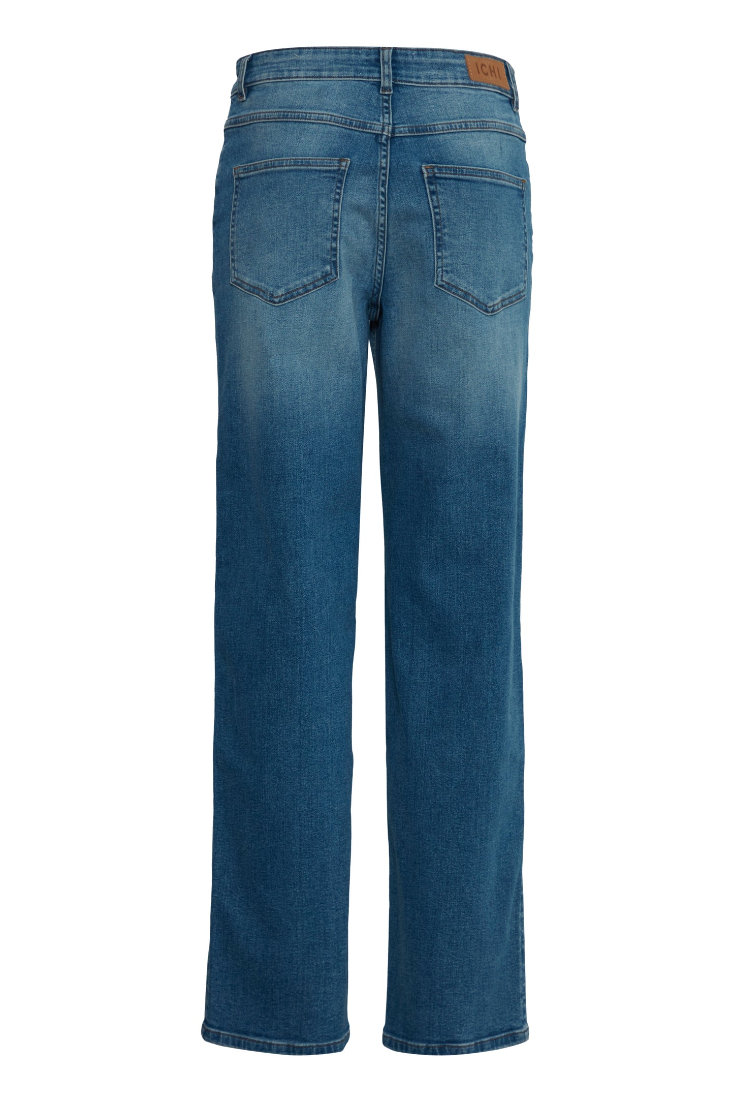 IHTWIGGY Straight Long Jeans - Medium Blue