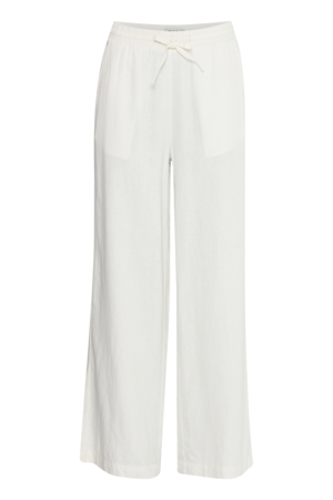 IHLinno Wide Leg Pant - Cloud Dancer