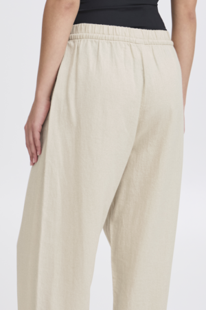 IHLinno Pant Barrel- Natural Ecru