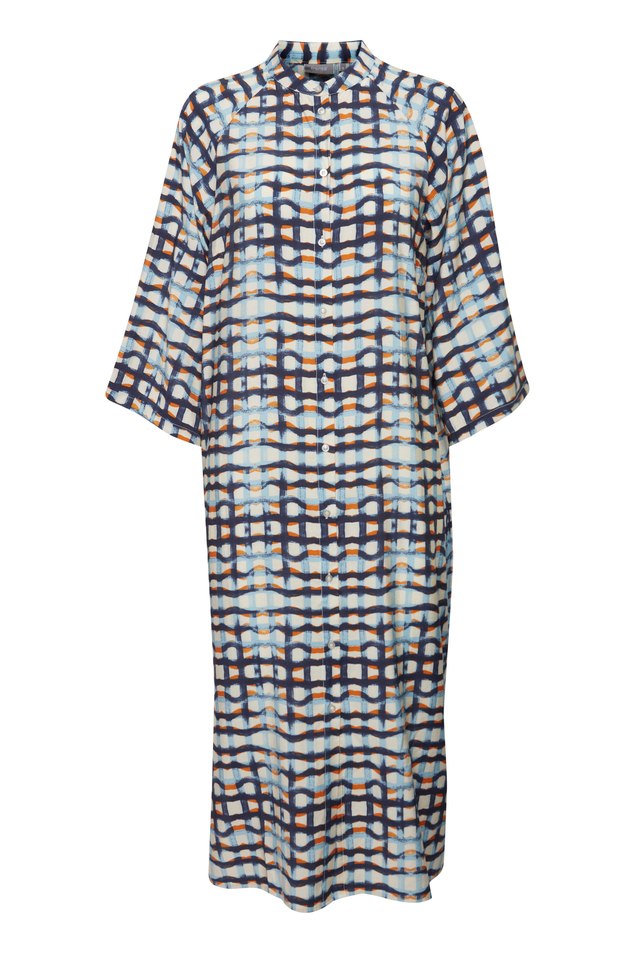 FRMisa Dress - Sky Blue Check