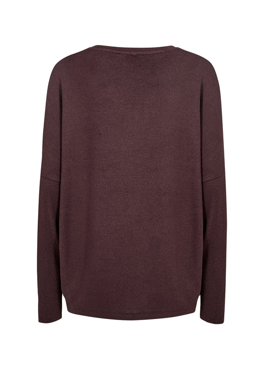 SC-Biara 1 - long sleeve top - choc