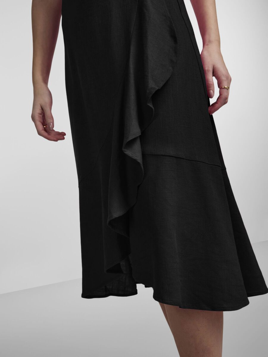 YASPrima Midi Skirt - Black