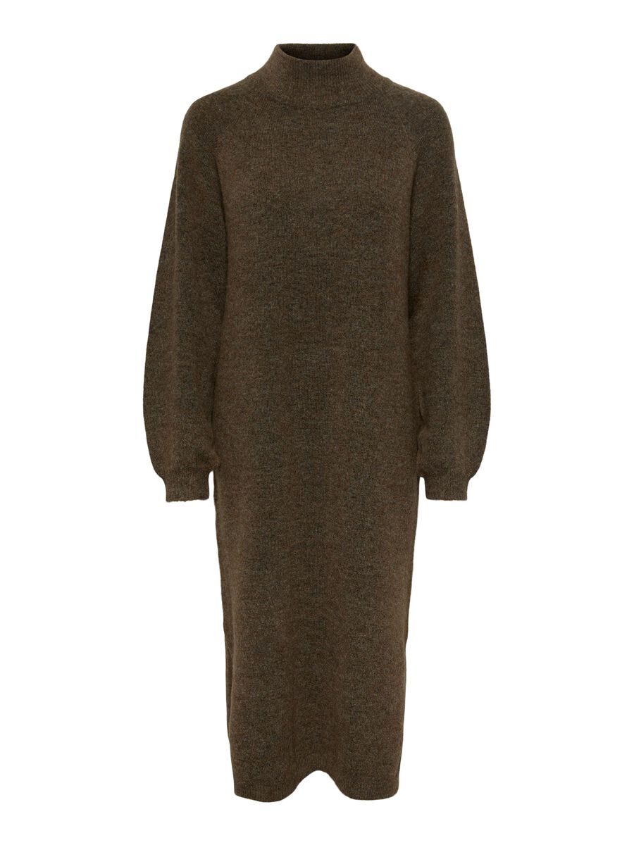 YASBalis Long Sleeve Funnel Knit Dress
