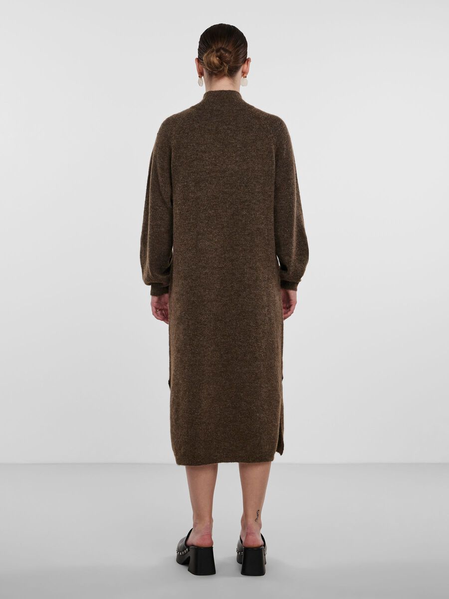 YASBalis Long Sleeve Funnel Knit Dress