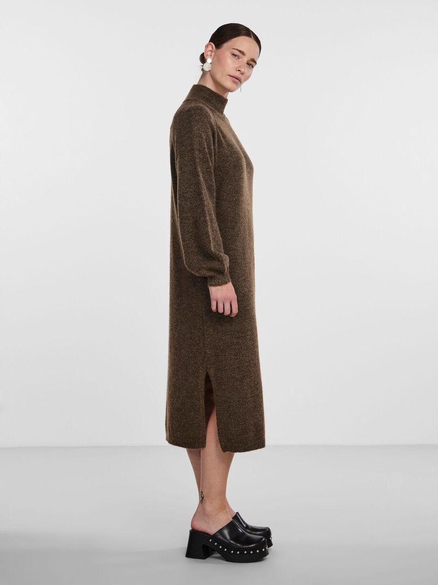 YASBalis Long Sleeve Funnel Knit Dress