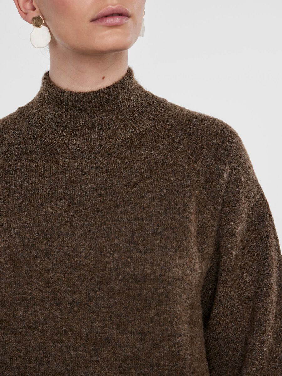 YASBalis Long Sleeve Funnel Knit Dress