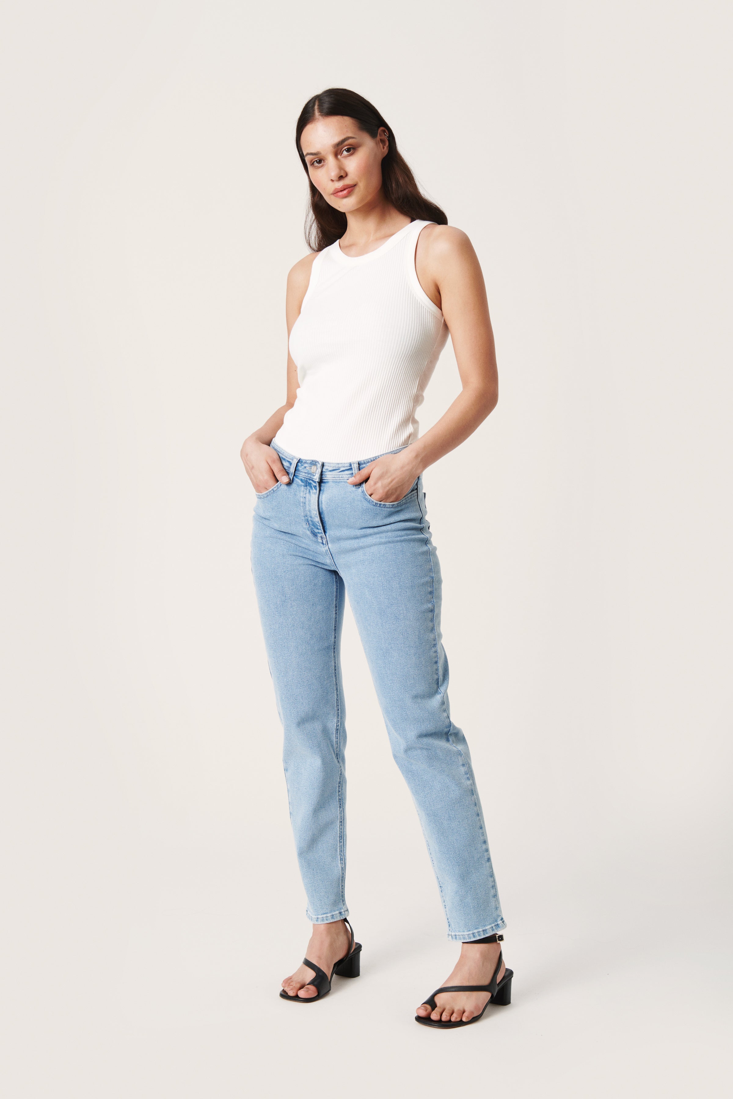 SLSimone Tank- Whisper White