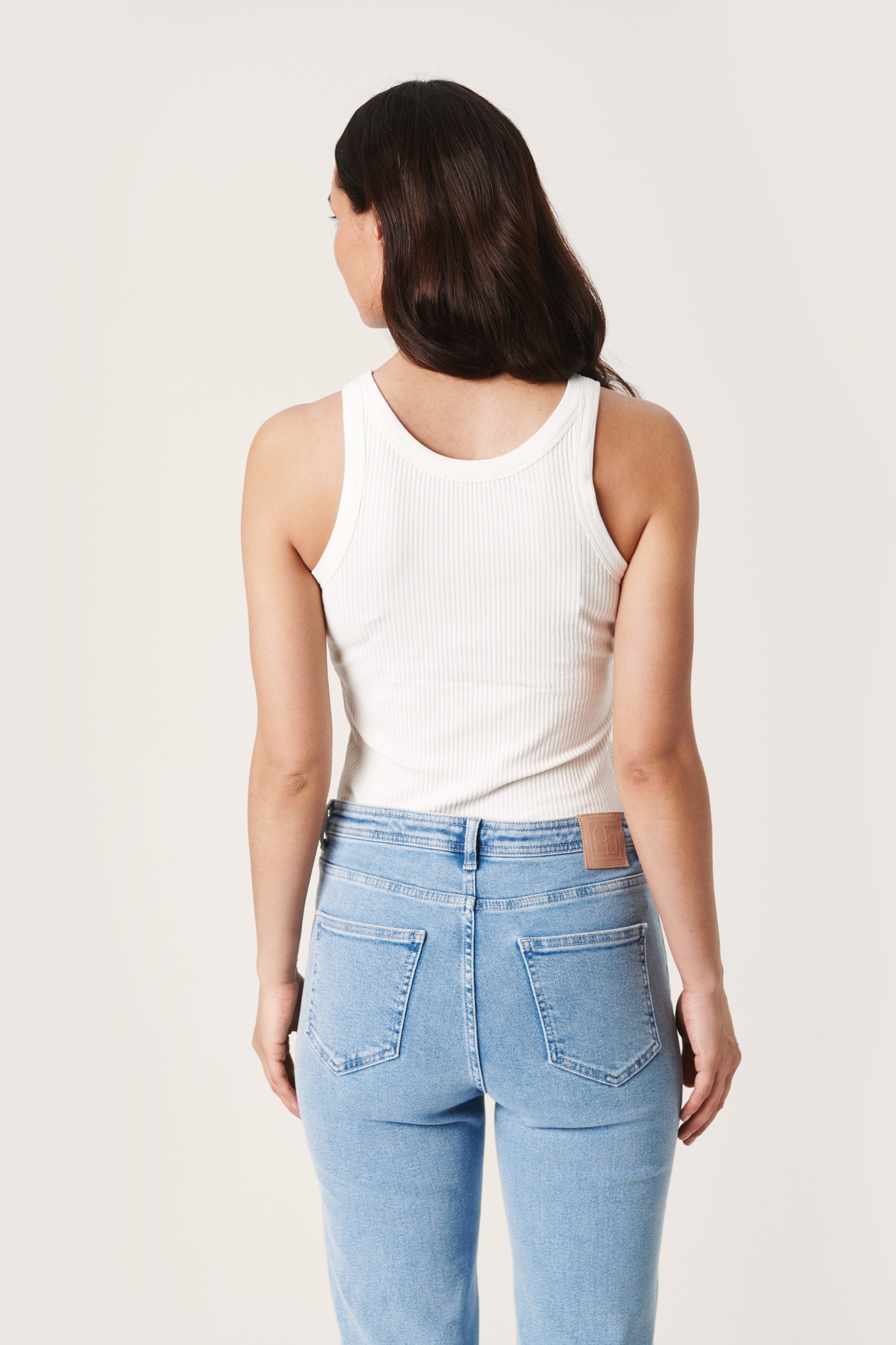 SLSimone Tank- Whisper White