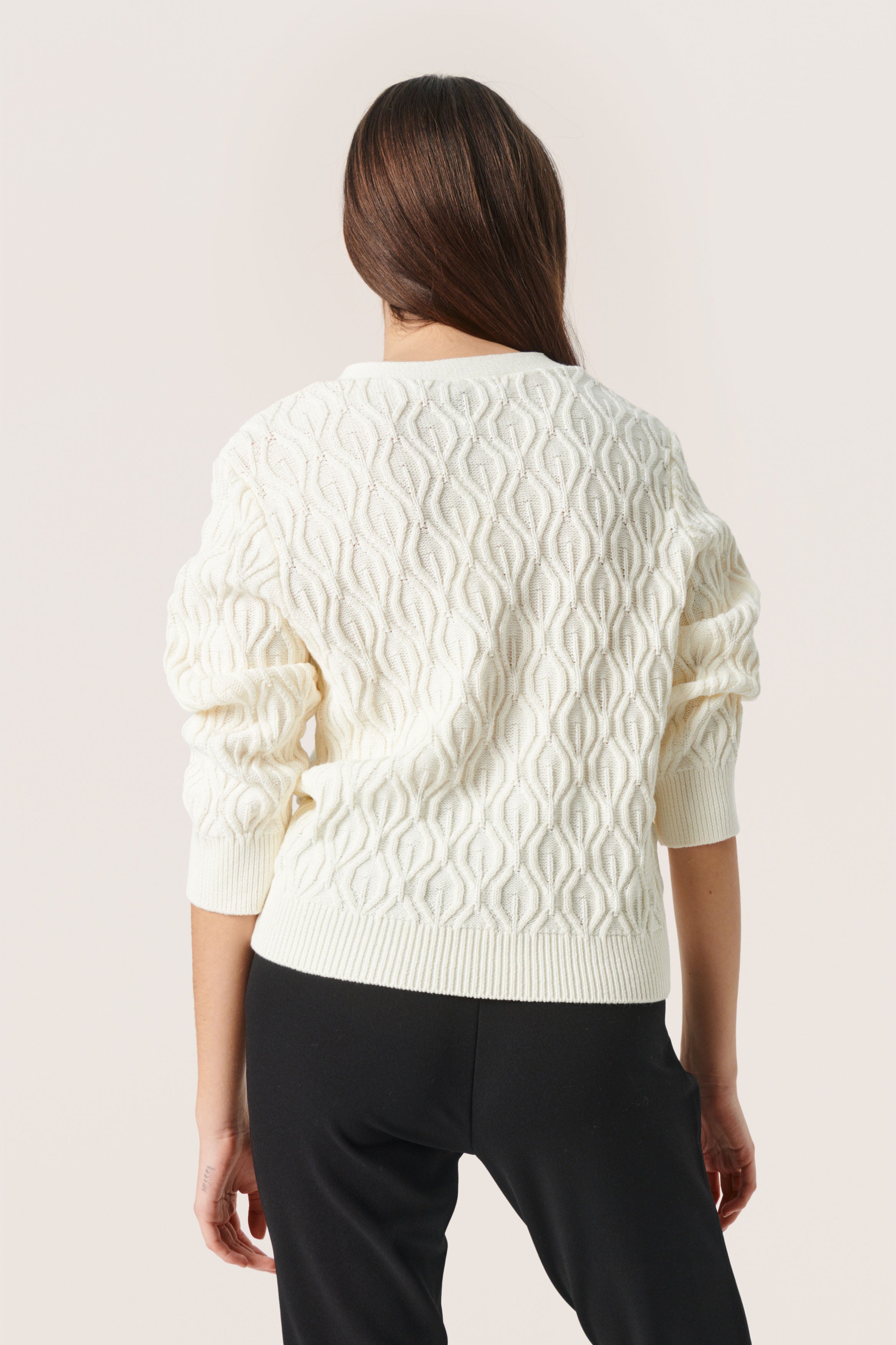SLRava Cardigan - Whisper white