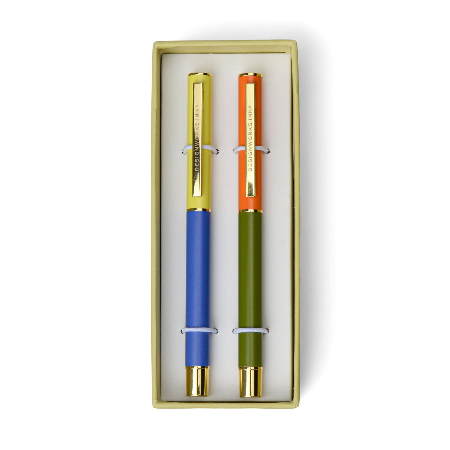 Designworks Ink Colour Block Pens - Cobalt & Green (Set 2)