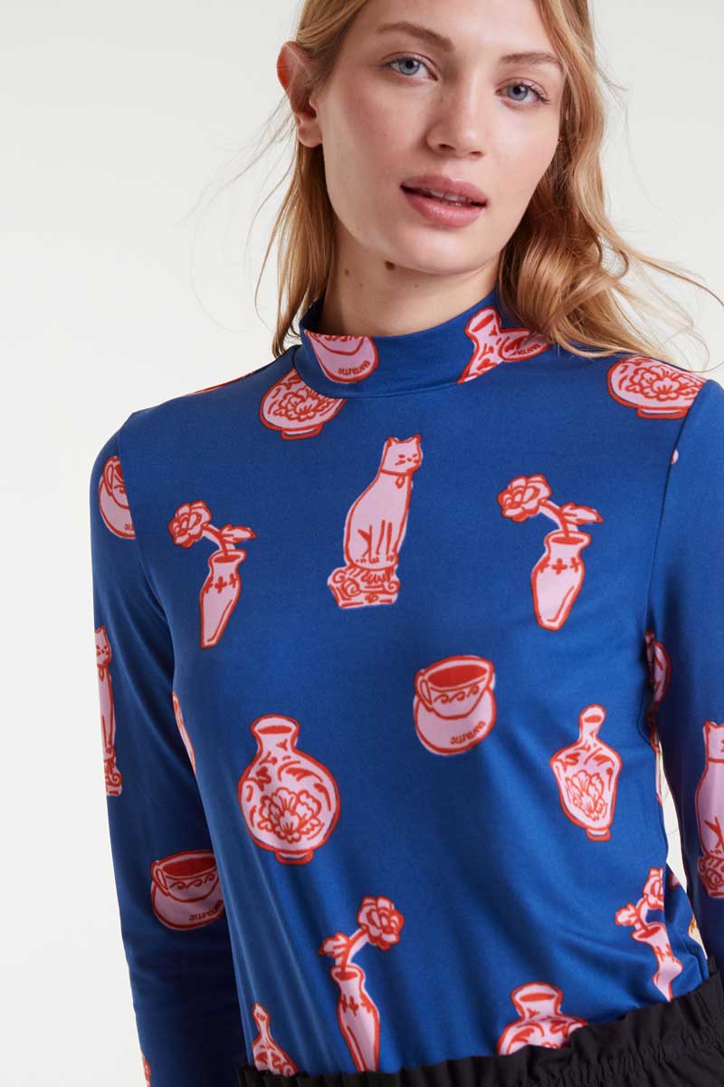 Jersey Fabric Long Sleeve Top