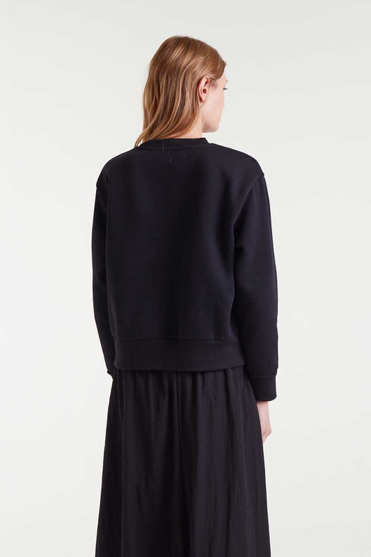 Bow Sweatshirt - Black