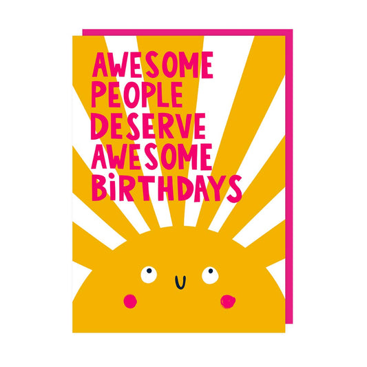 Awesome Appreciation Birthday Card