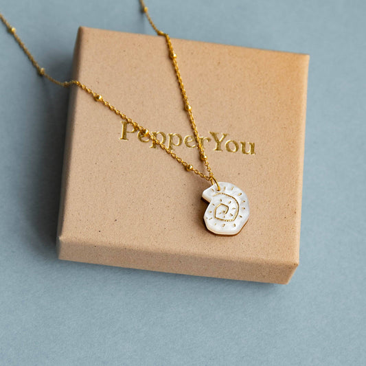 Pearly White Shell Necklace