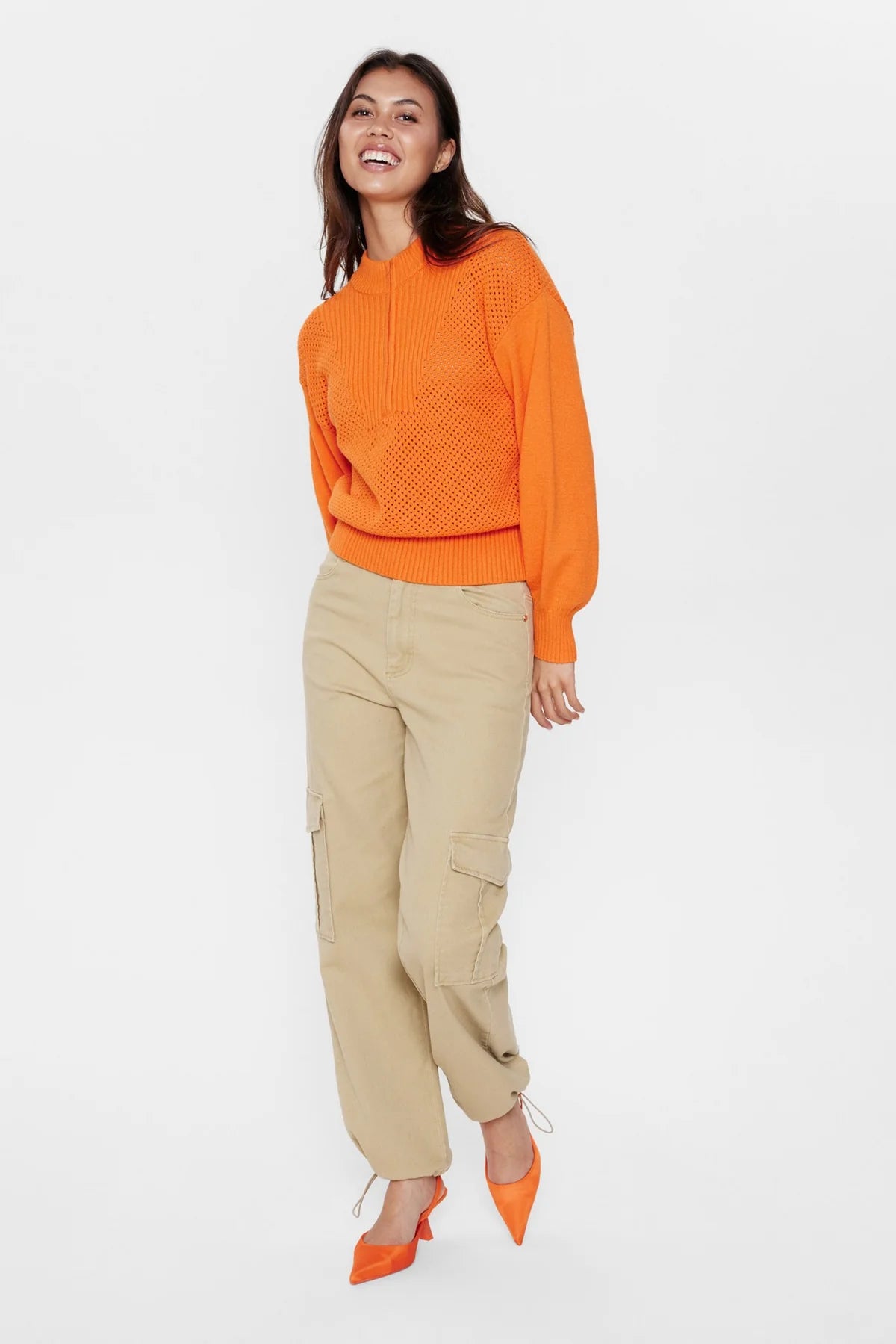 Nueppi Pullover - Red Orange