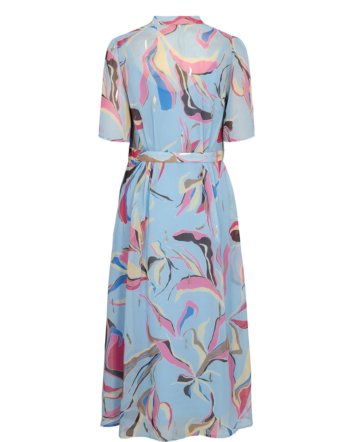 Nukyndall SS Dress - Cerulean