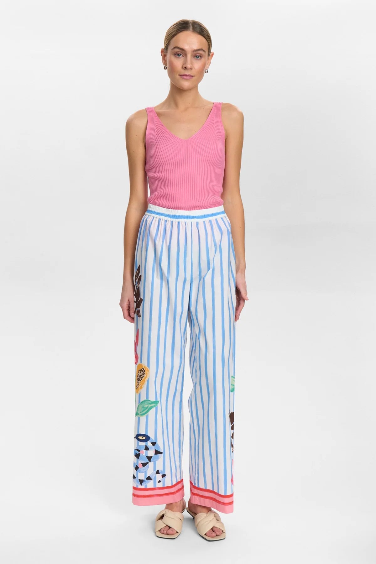 Nuwendie Pants - Bright White