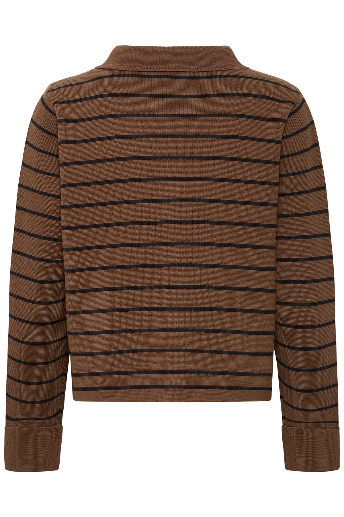FRita Cardigan - Cocoa Stripe