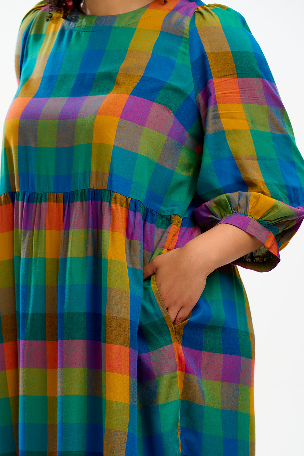 Kiara Midi Smock Dress