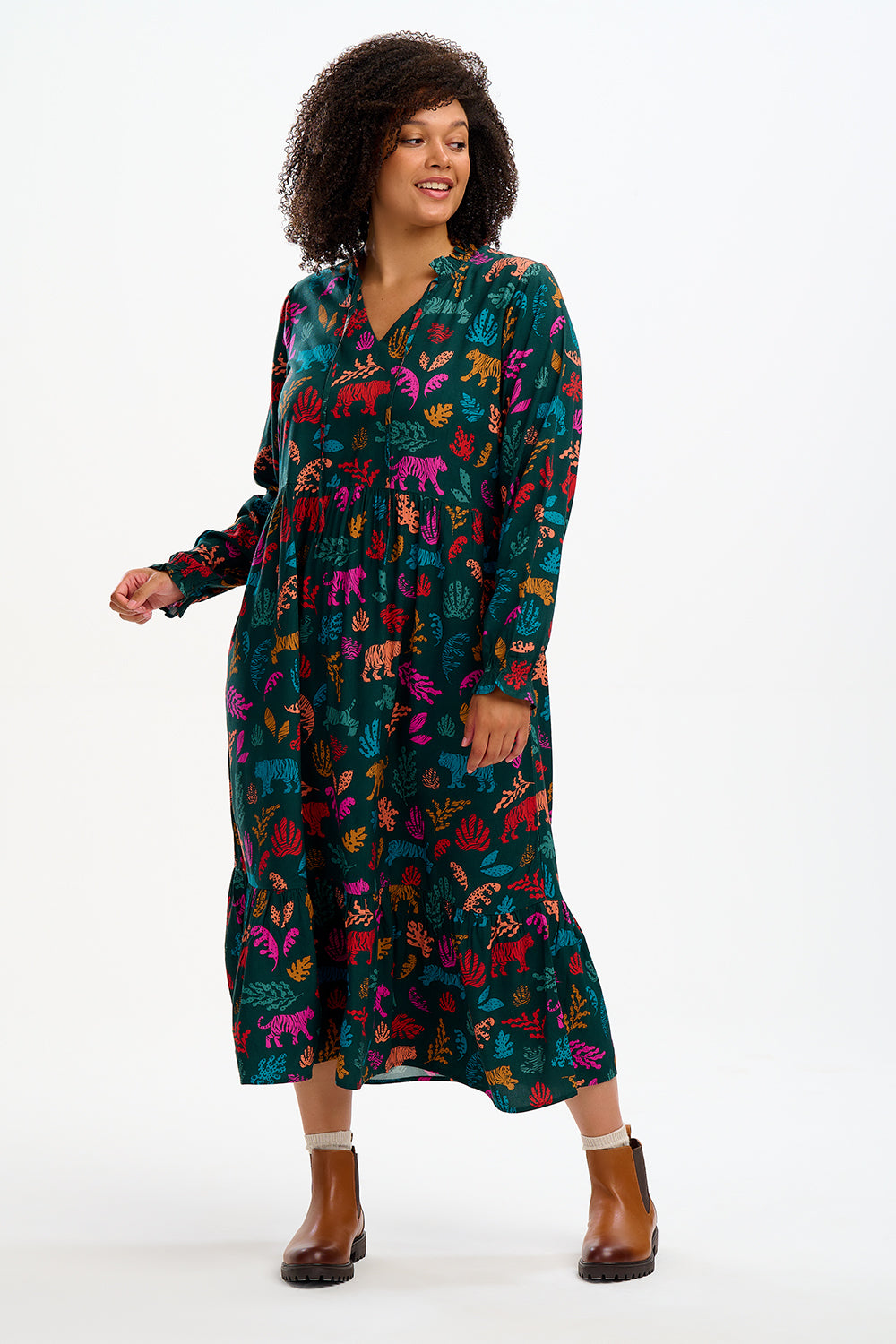 Annalise Midi Smock Dress