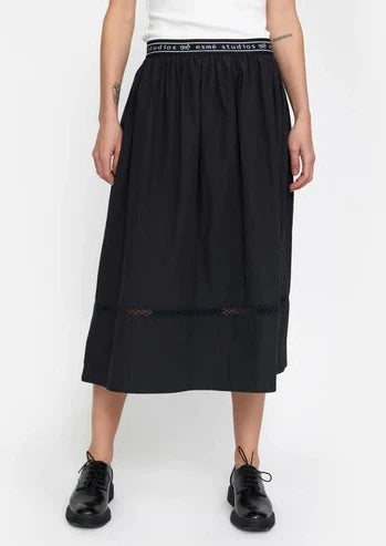 ESLuna Midi Skirt - Black