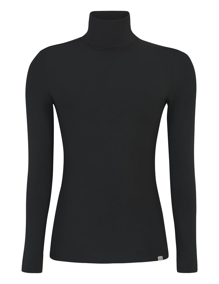 ESPenelope Roll Neck T-Shirt - Black