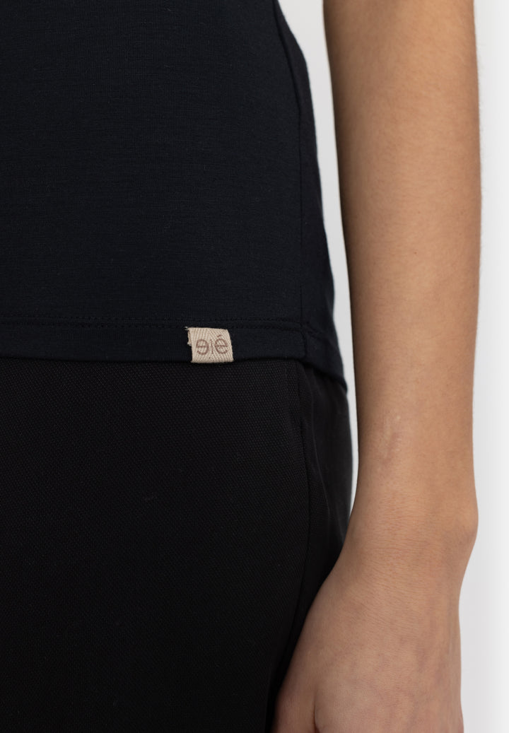 ESPenelope SS O-Neck Slim - Black