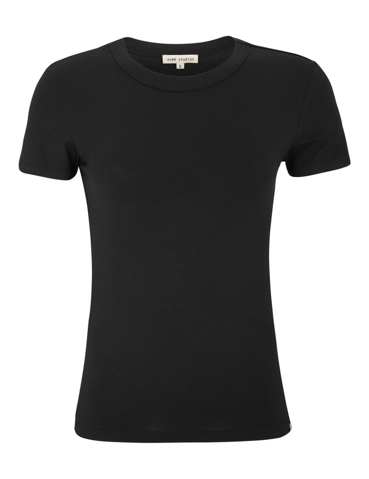 ESPenelope SS O-Neck Slim - Black