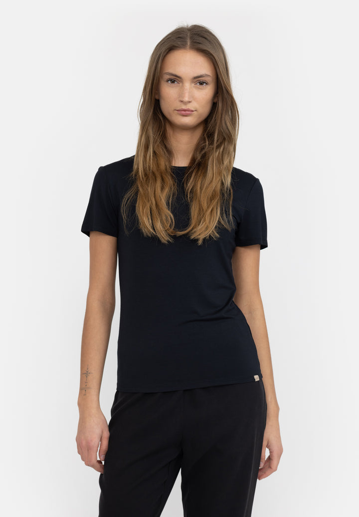ESPenelope SS O-Neck Slim - Black