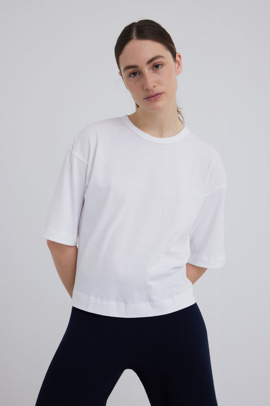 ESSigne 2/4 Boxy T-shirt (White)