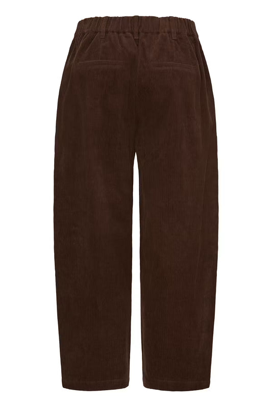 FRCalana Barrel Leg Trousers - Hot Fudge