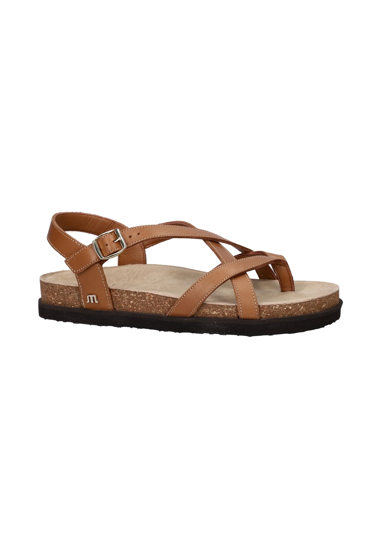 Fae Leather Cognac Sandals