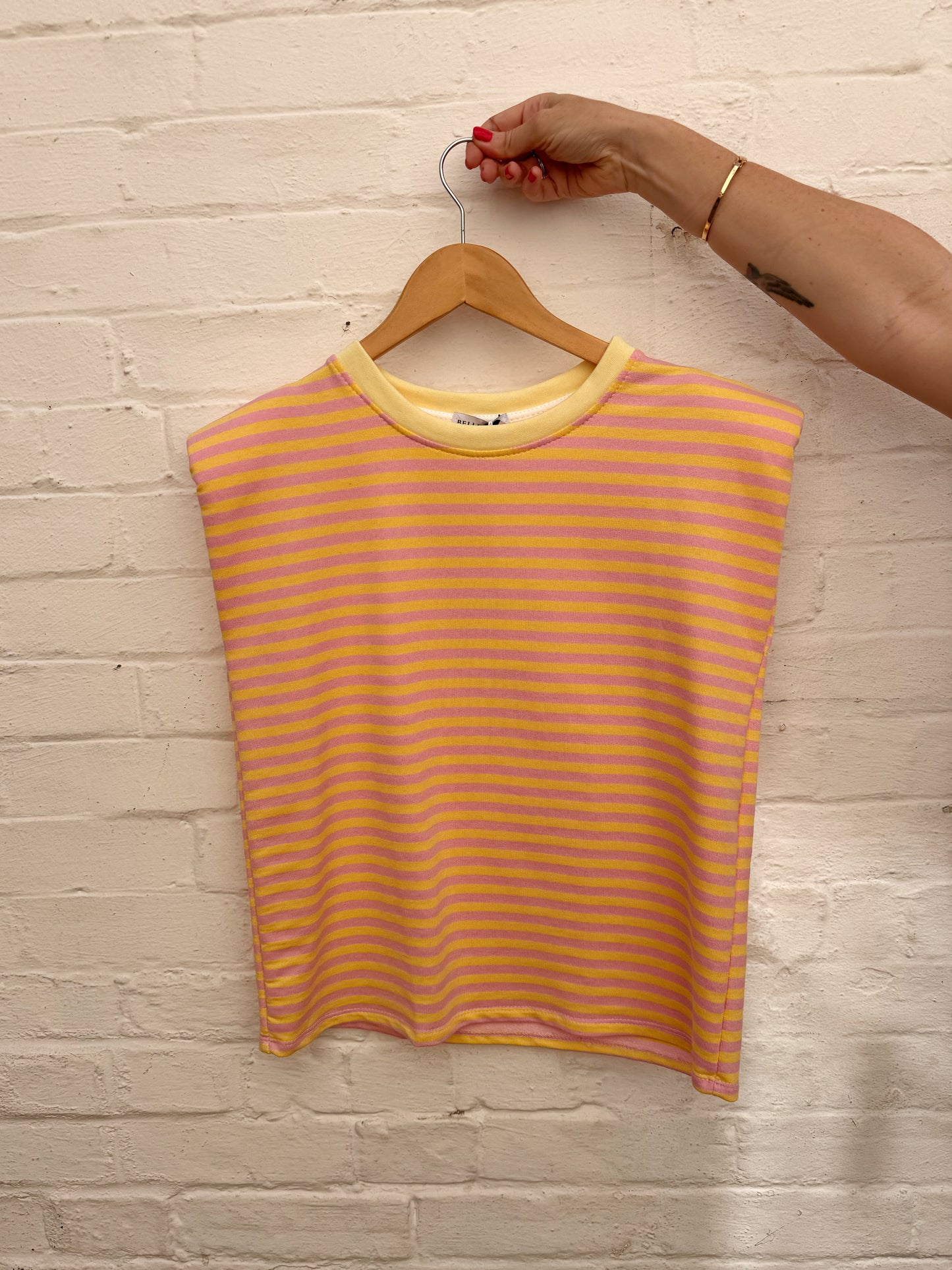 Stripe T’Shirt | Pink & Yellow - 20742