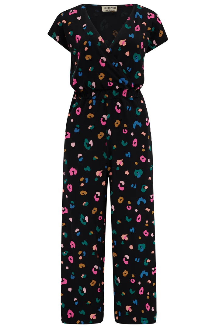 Katrina Cropped Jersey Jumpsuit
