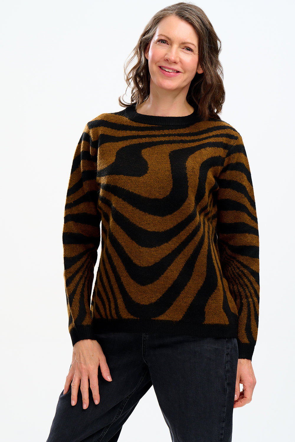 Laverne Jumper - Black/Tan