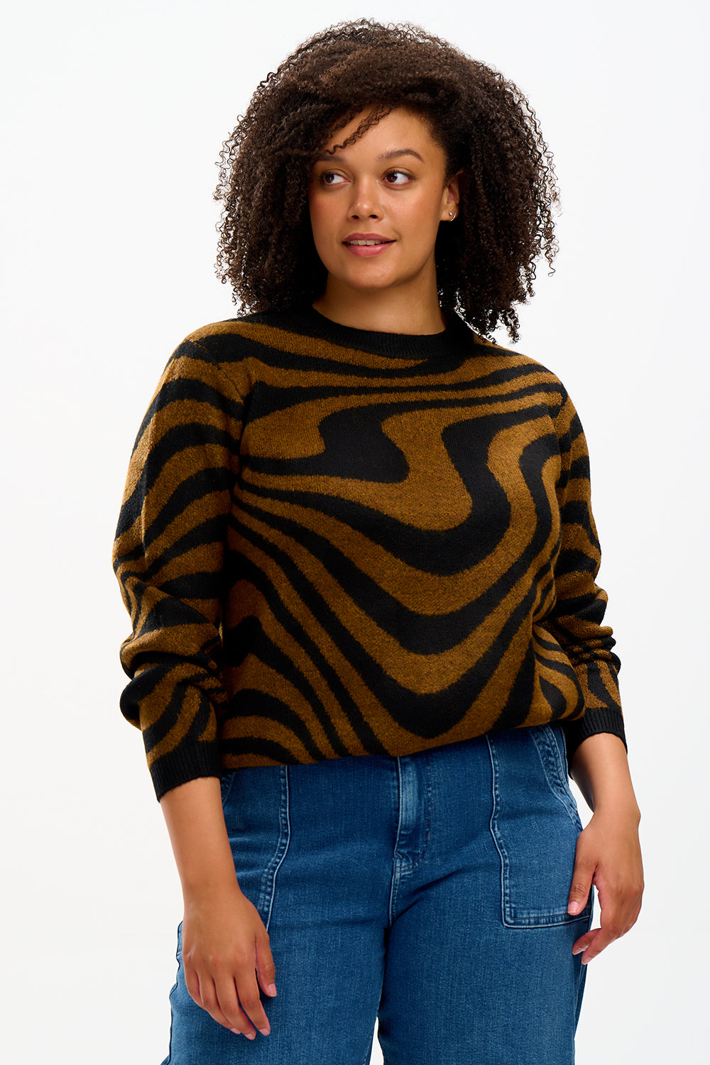 Laverne Jumper - Black/Tan