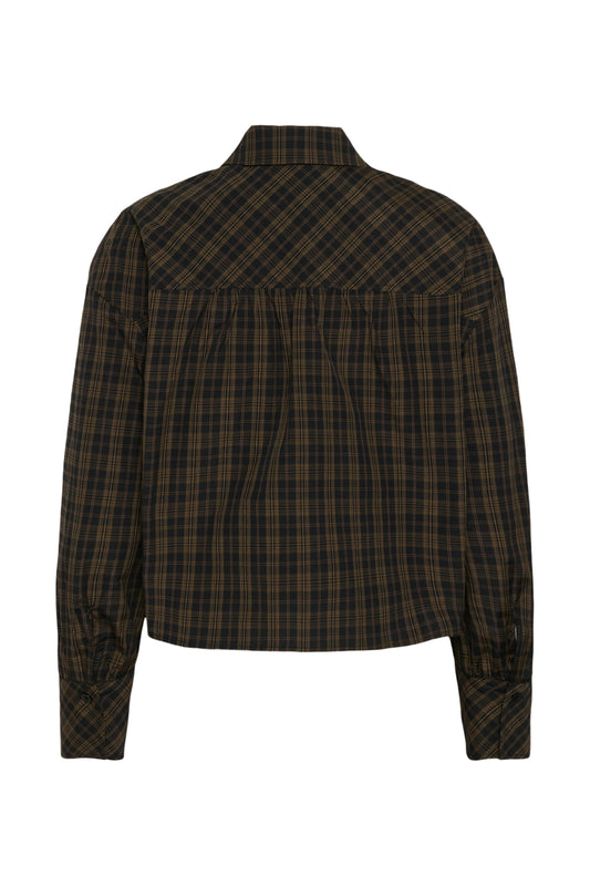 Plaid shirt on a white background