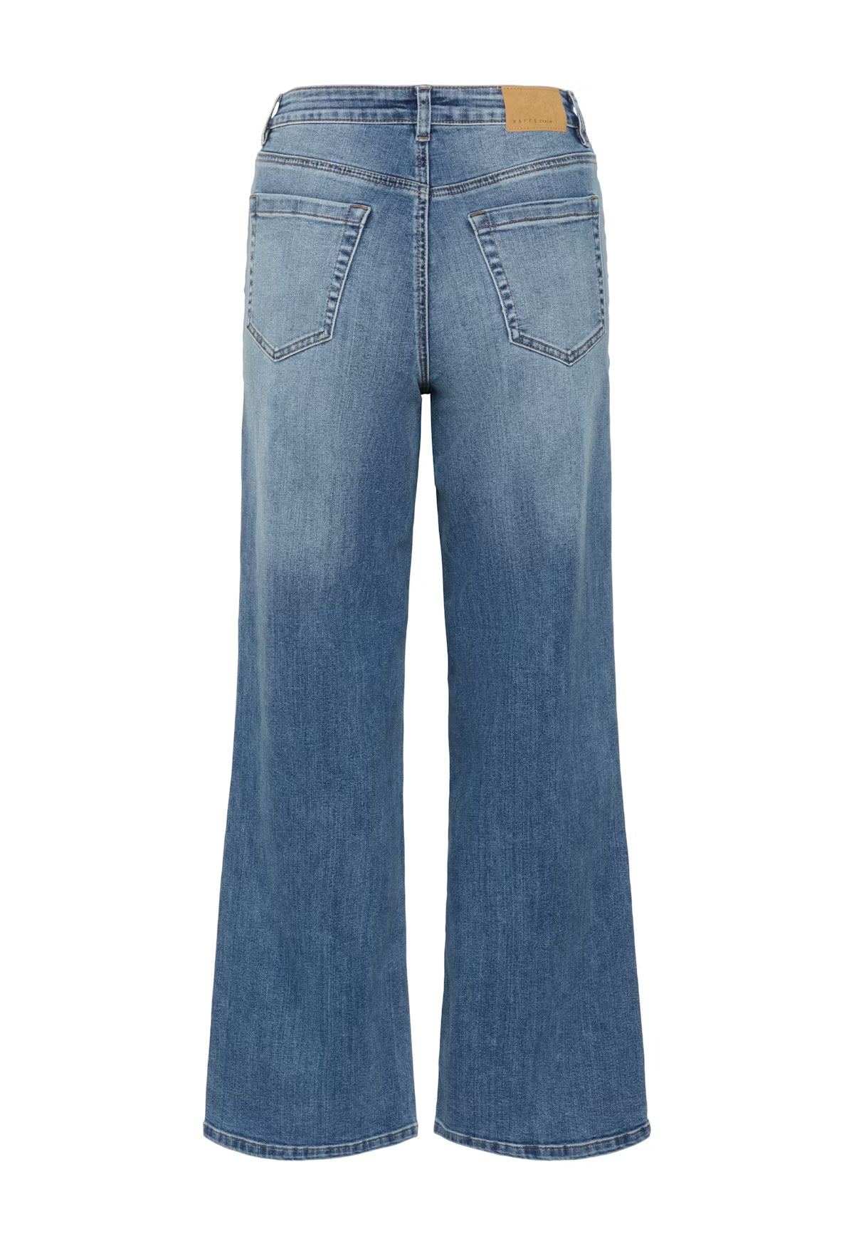 KAmeadow High Waist Reg Fit Jeans - Medium Blue