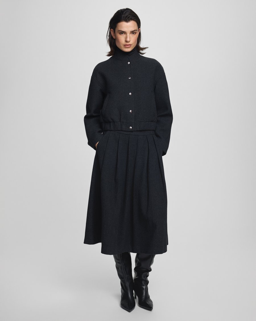 MschSeba Midi Pleated Skirt