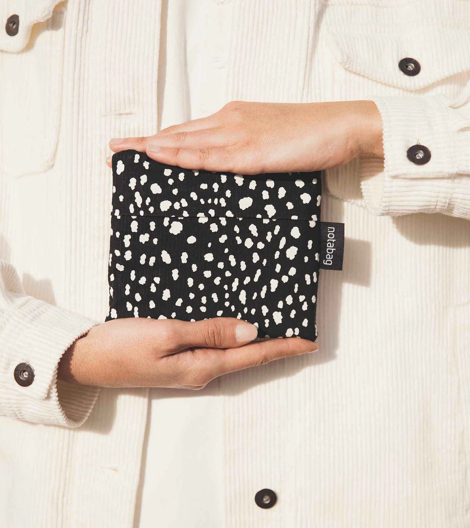 Notabag Bag & Backpack - Black Sprinkle