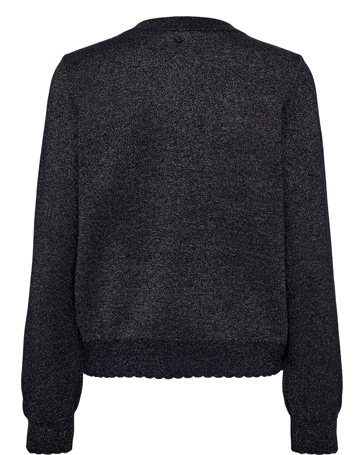 Dark gray sweater on a white background