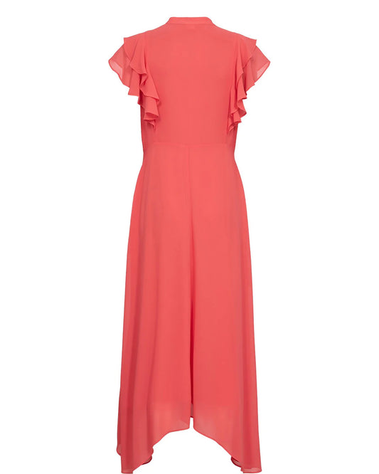 NuParisa Ruffle Dress - Cayenne