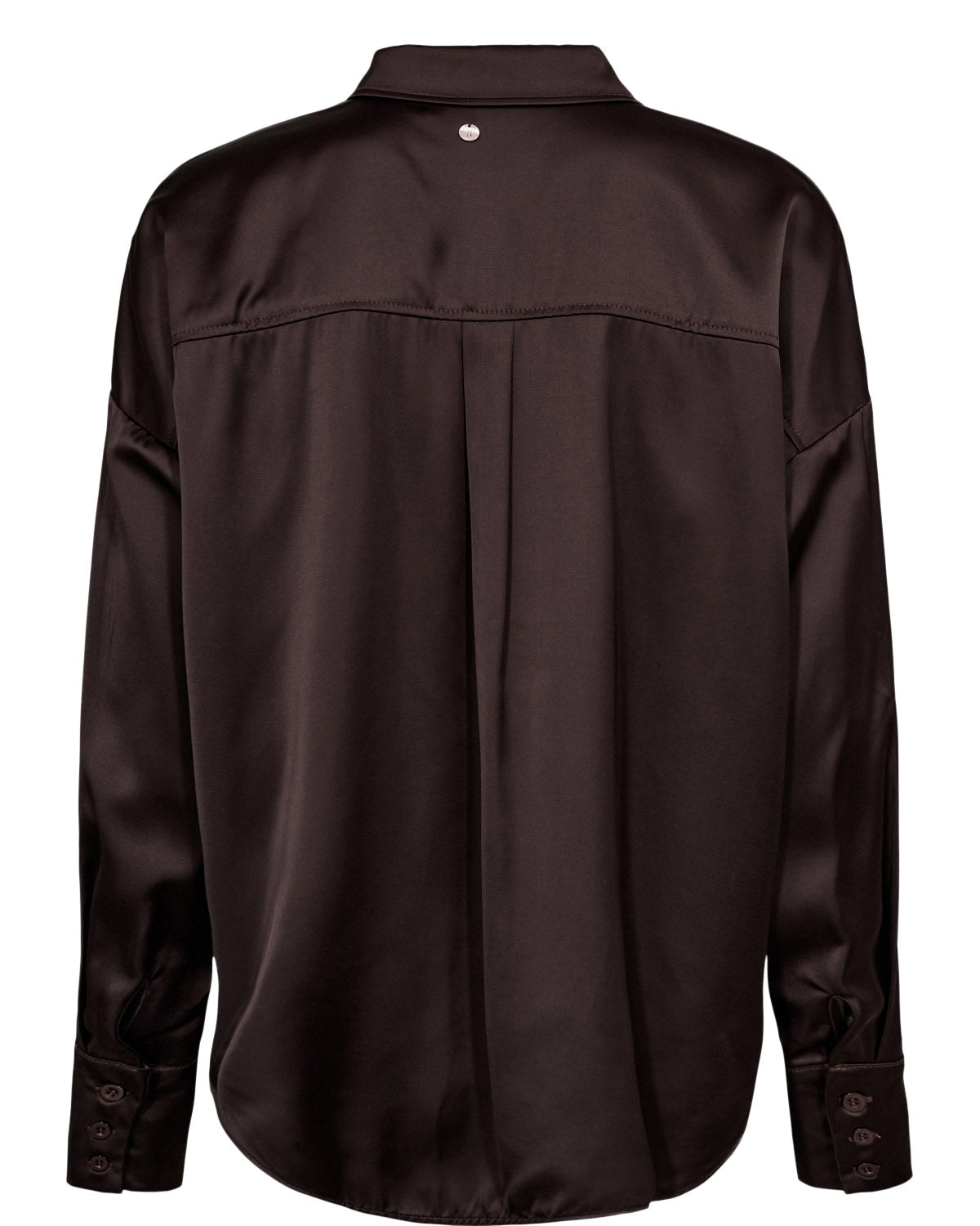 Brown shirt on a white background