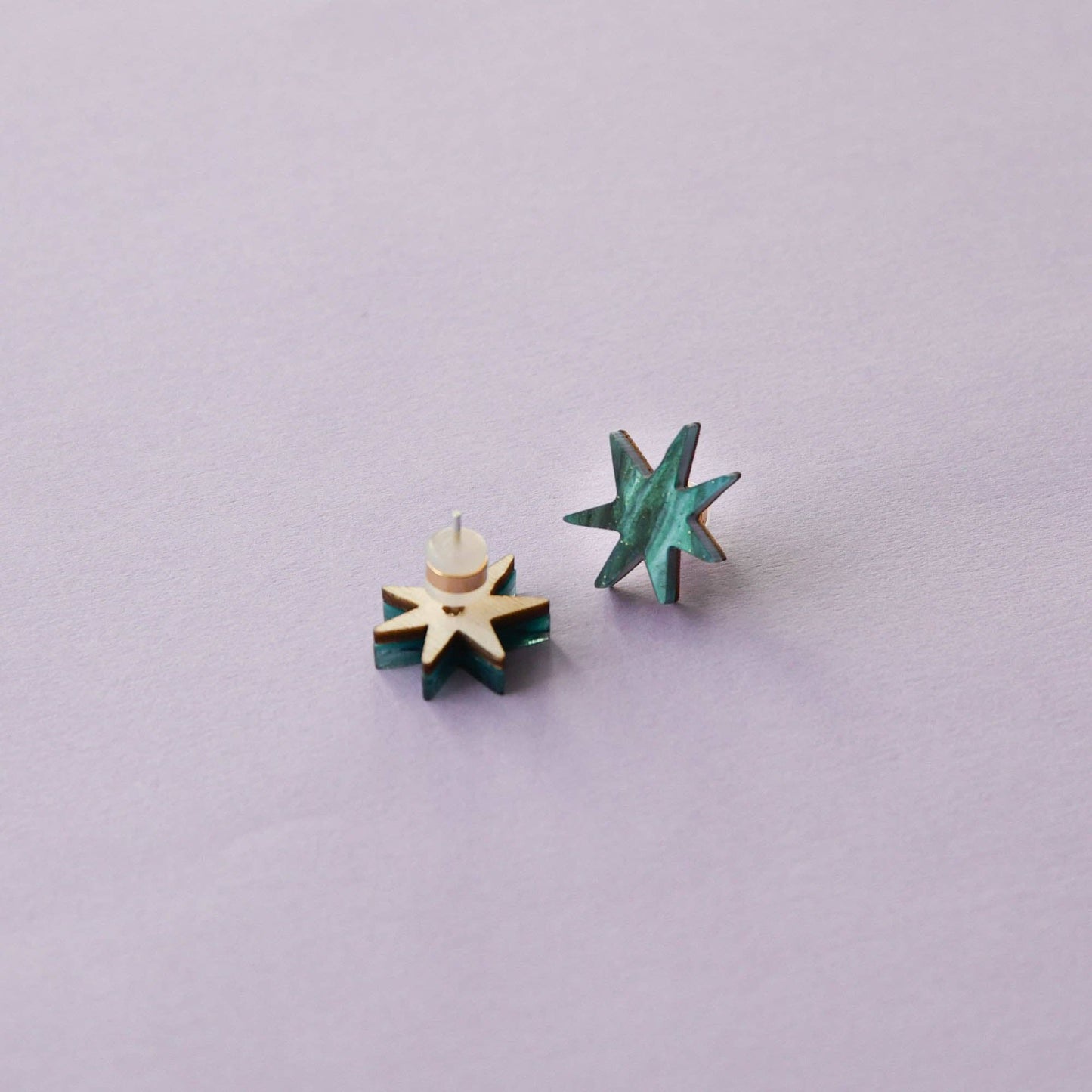 Pepper You Hand Drawn Star Studs
